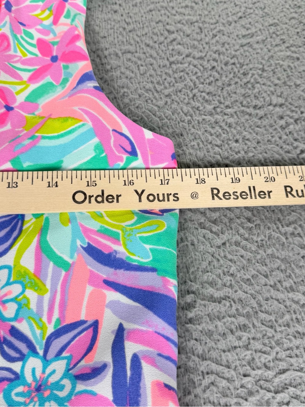 Lilly Pulitzer Adalina Romper Dress Womens 6 Multicolor Floral Preppy Casual - Picture 9 of 12